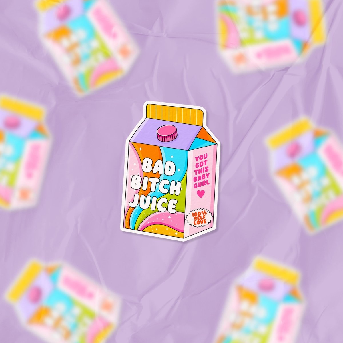 Bad B*tch Juice • Premium Die - Cut Vinyl Sticker brat slaps