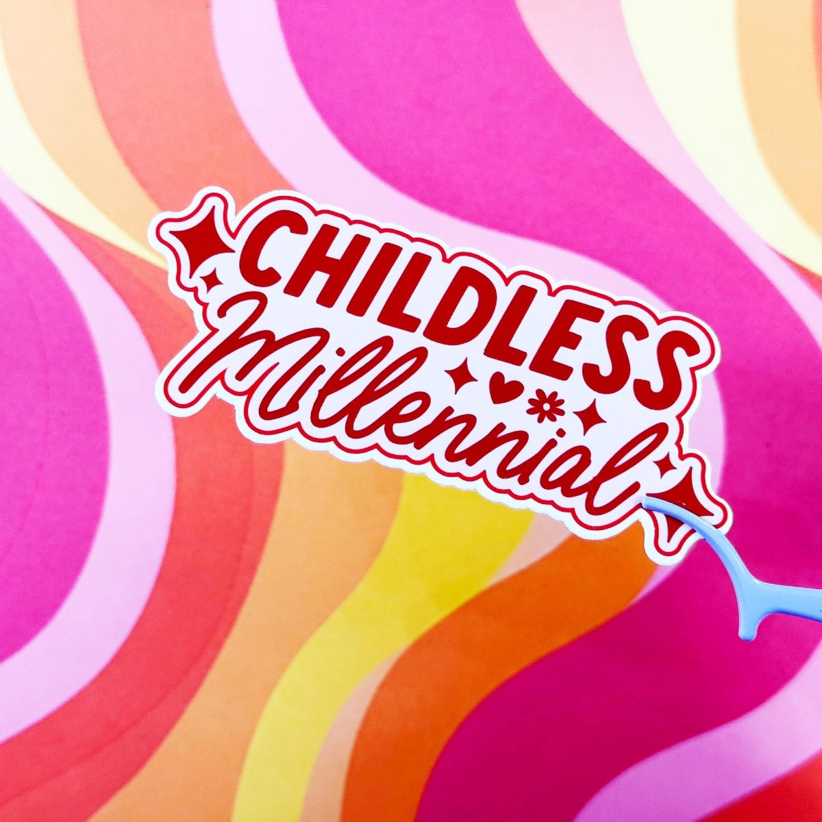 Childless Millennial • Die Cut Vinyl Sticker brat slaps